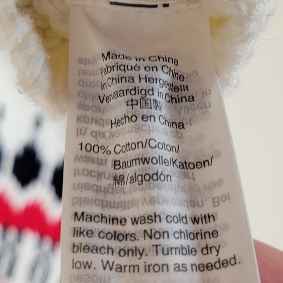 J. Crew Factory Mercantile Fair Isle Ivory Sweater Small - Picture 7 of 9